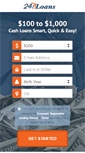 Mobile Screenshot of 247loans.net